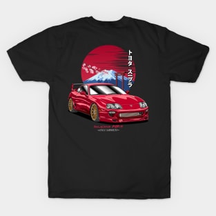 Toyota Supra MK4 Back Print T-Shirt